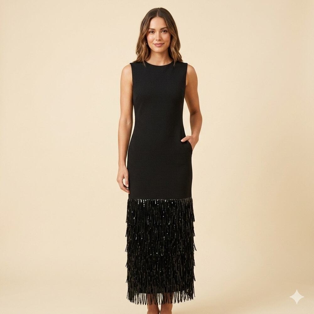 035-Maxi Dress with Grass Skirt size XL / PTP 18.5